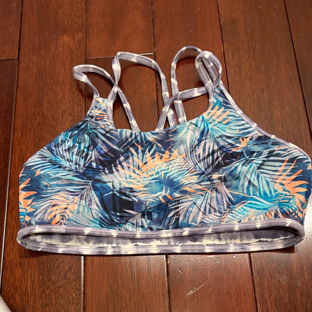 Athleta Girls Purple Tie-Dye Two-Piece Swim Set - Picture 6 of 7